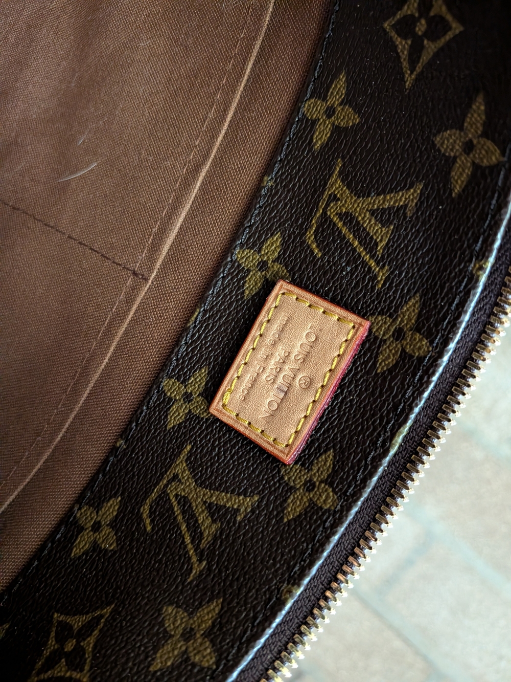 Louis Vuitton Brown Monogram Canvas Men's Zip Wallet